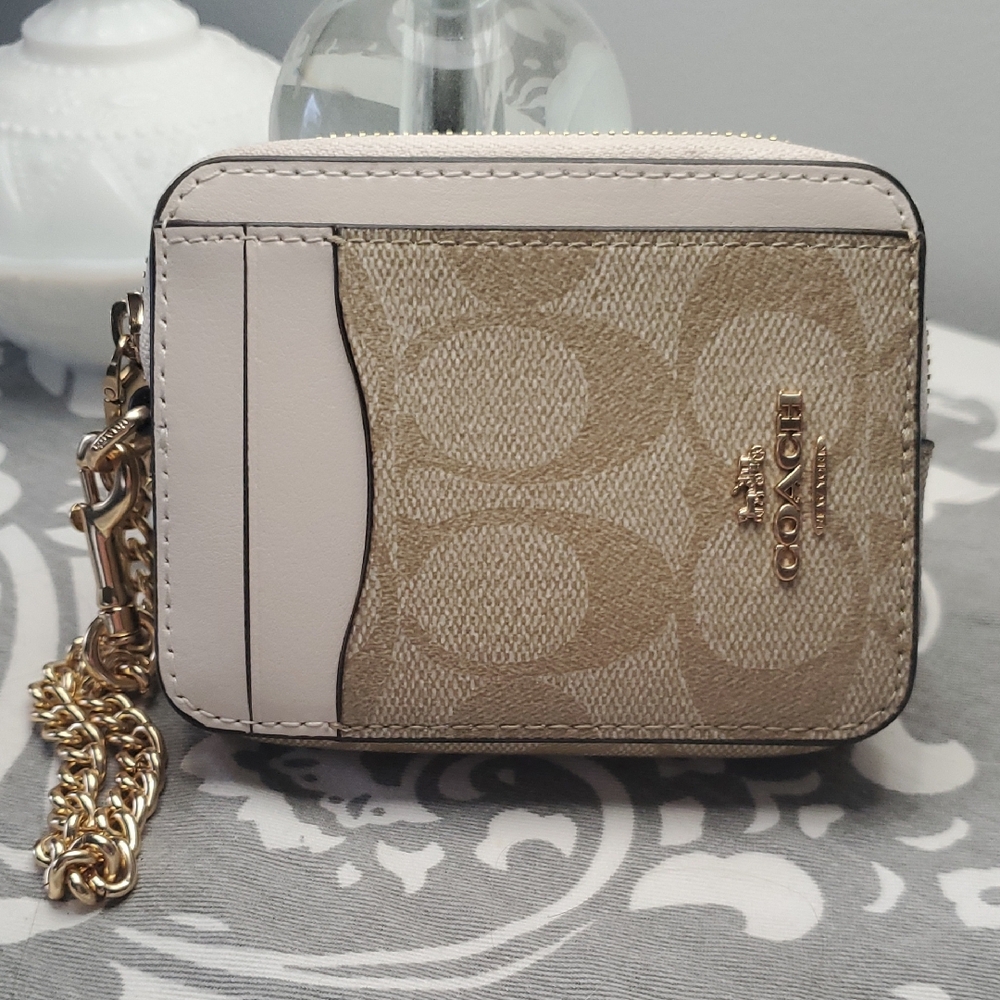 Coach Zip Card Case Never Used